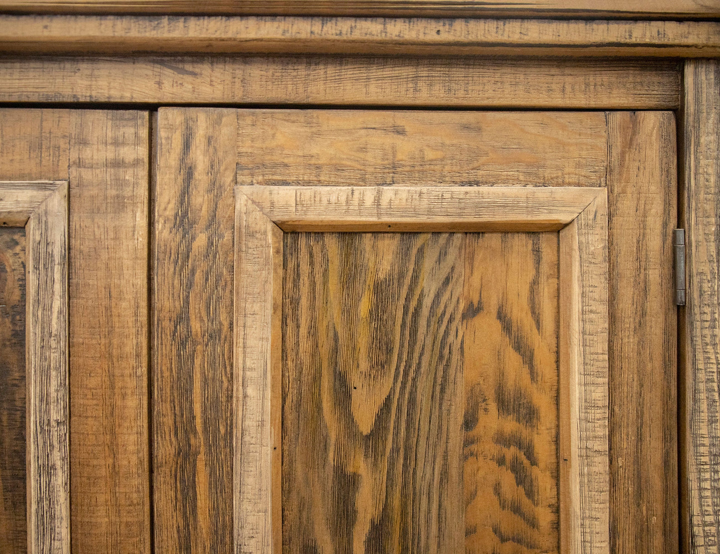 4 Door Console - Two Tone Light Brown