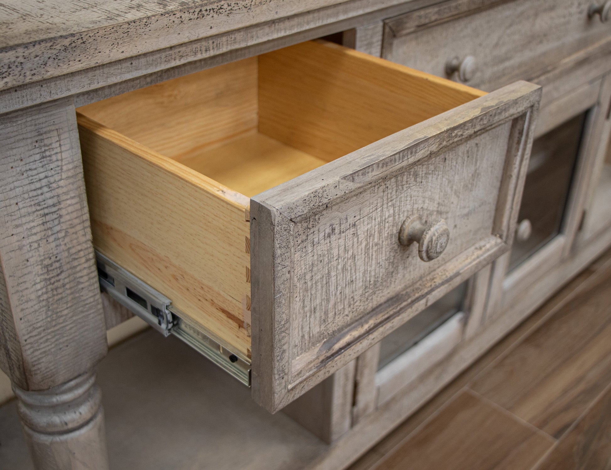 3 Drawer 2 Doors 70" TV Stand - Drift Sand