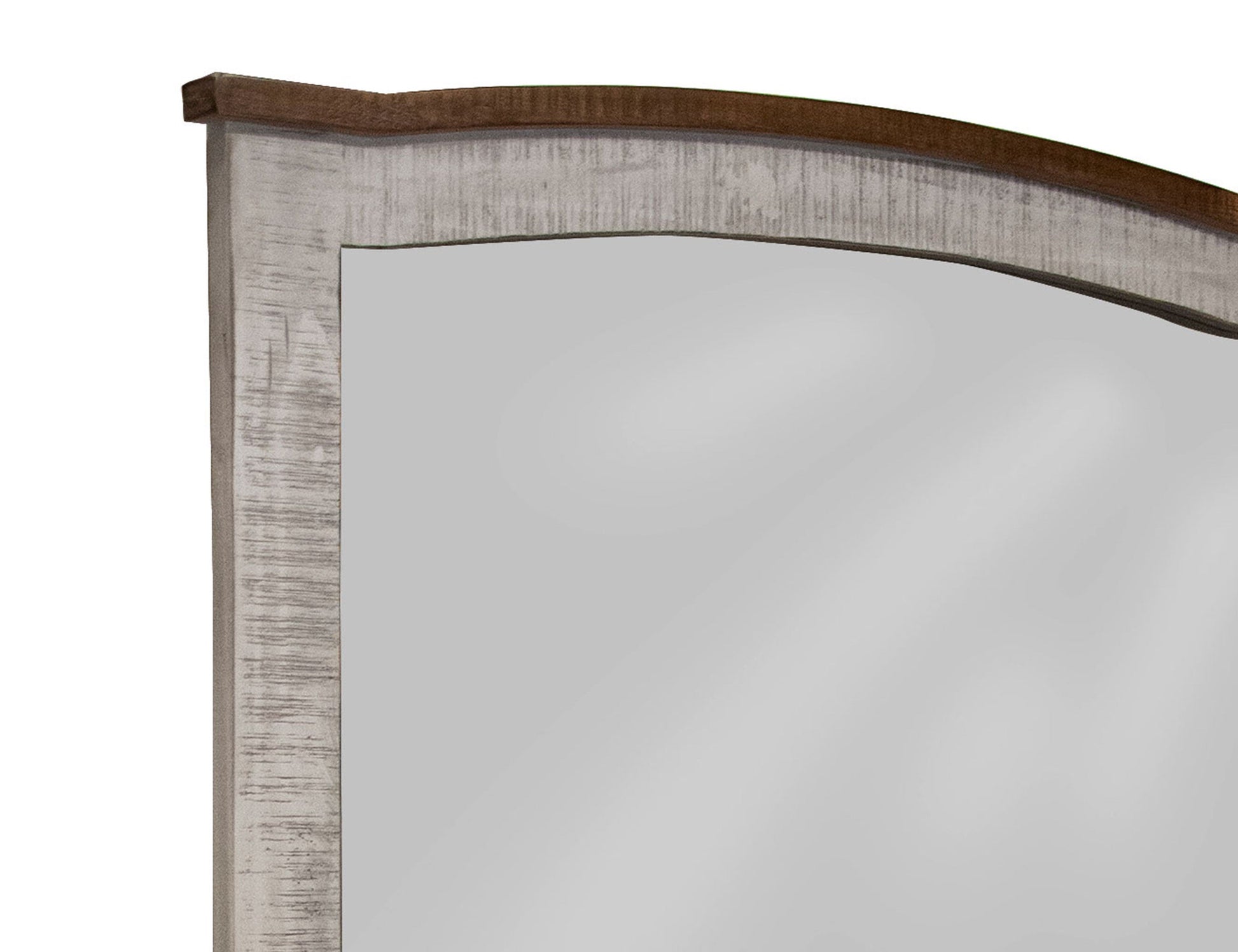 Mirror - Light Gray & Brown
