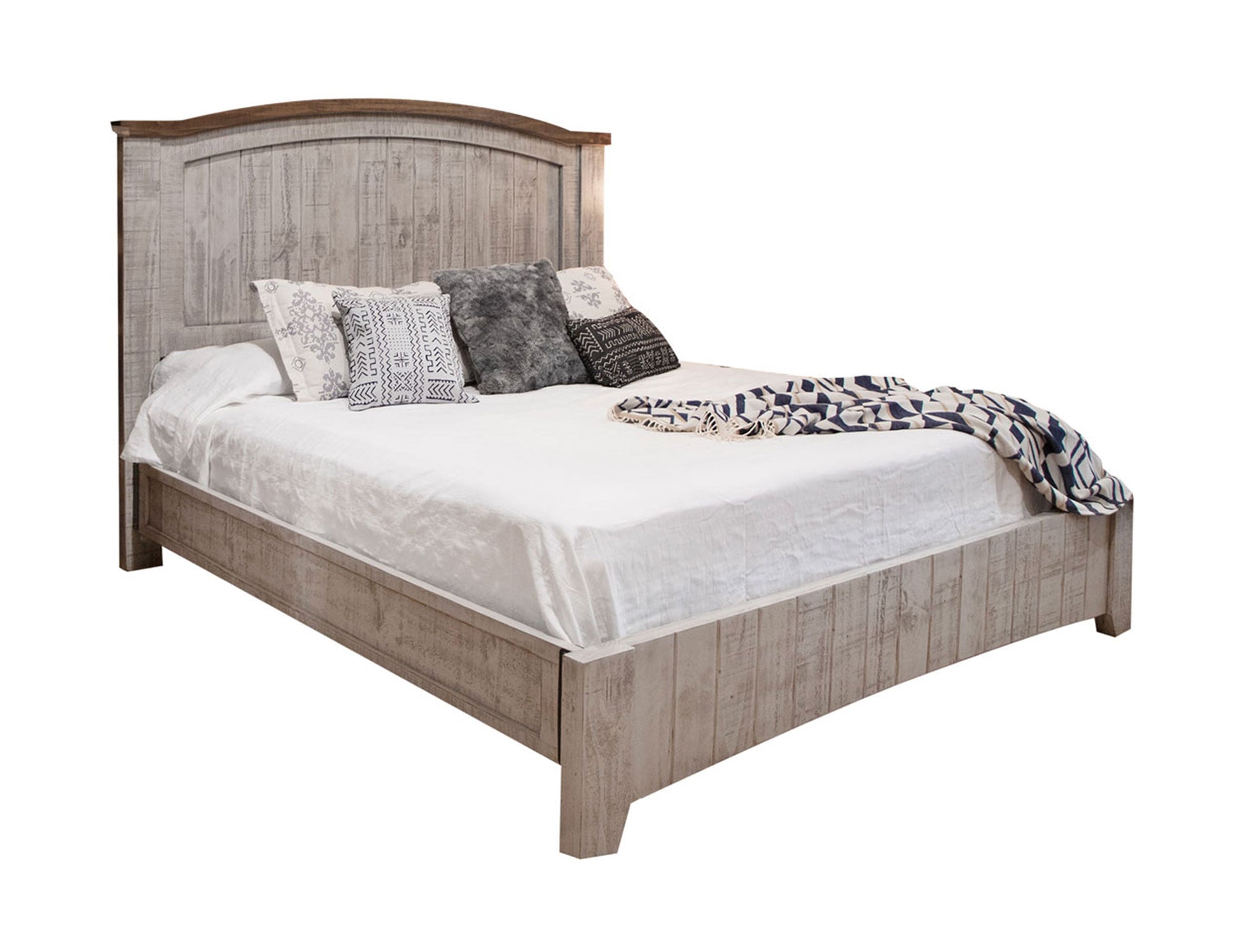 6/6 Low Profile Platform - Light Gray & Brown