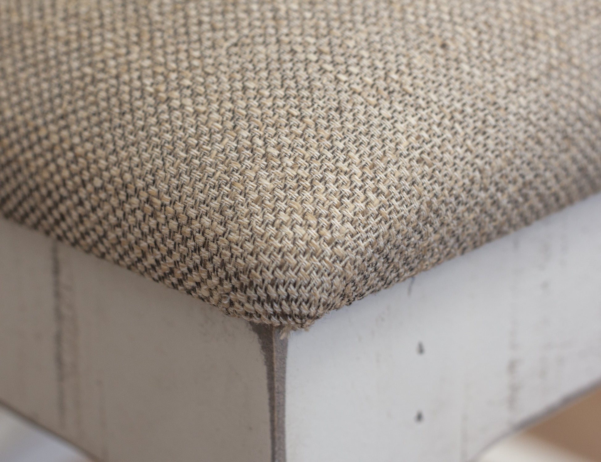 Upholstered Seat 24" Barstool - Antiqued Ivory