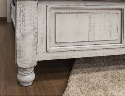 6/6 Low Profile Platform - Antiqued Ivory & Weathered Gray