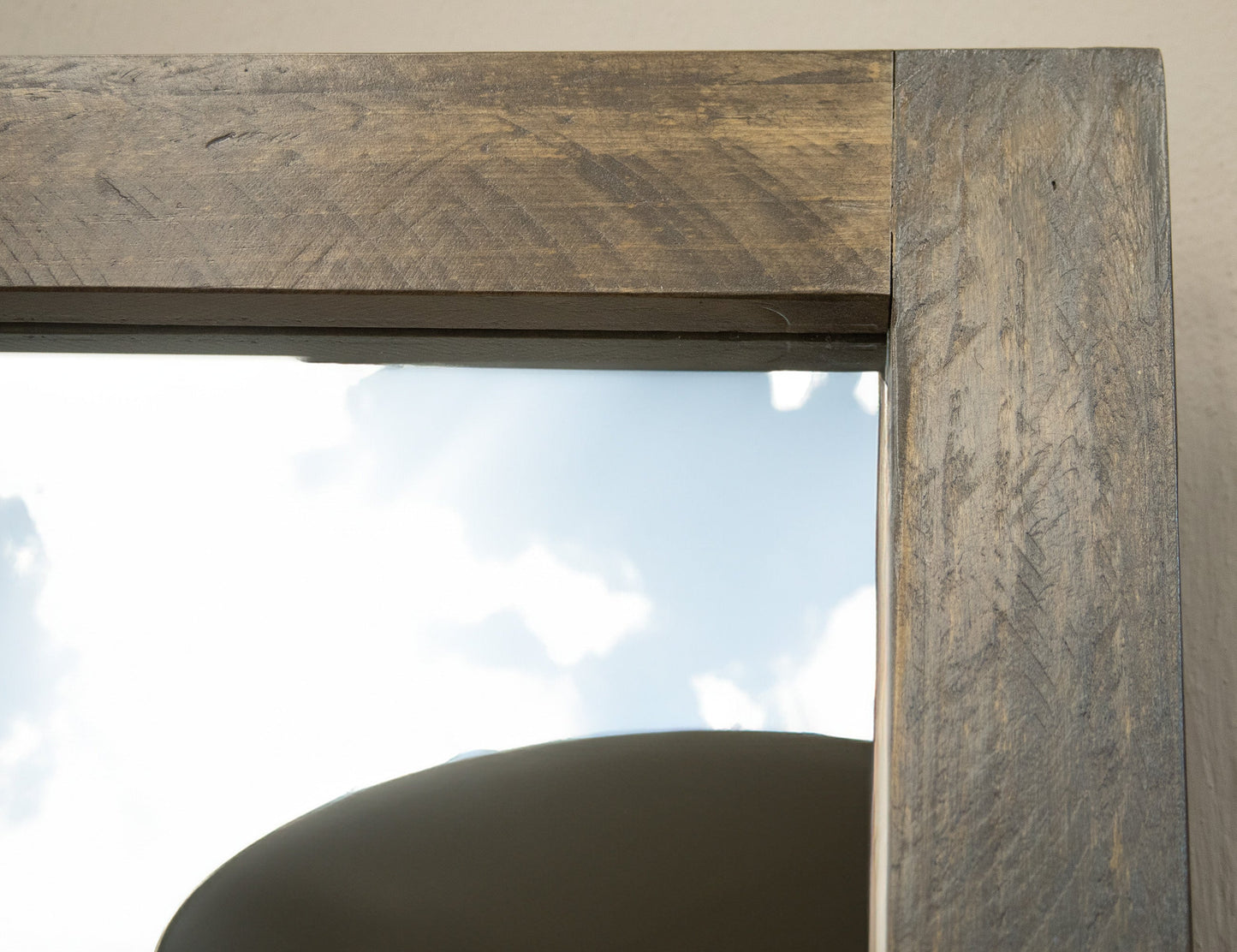 Mirror - Two Tone Gray & Brown