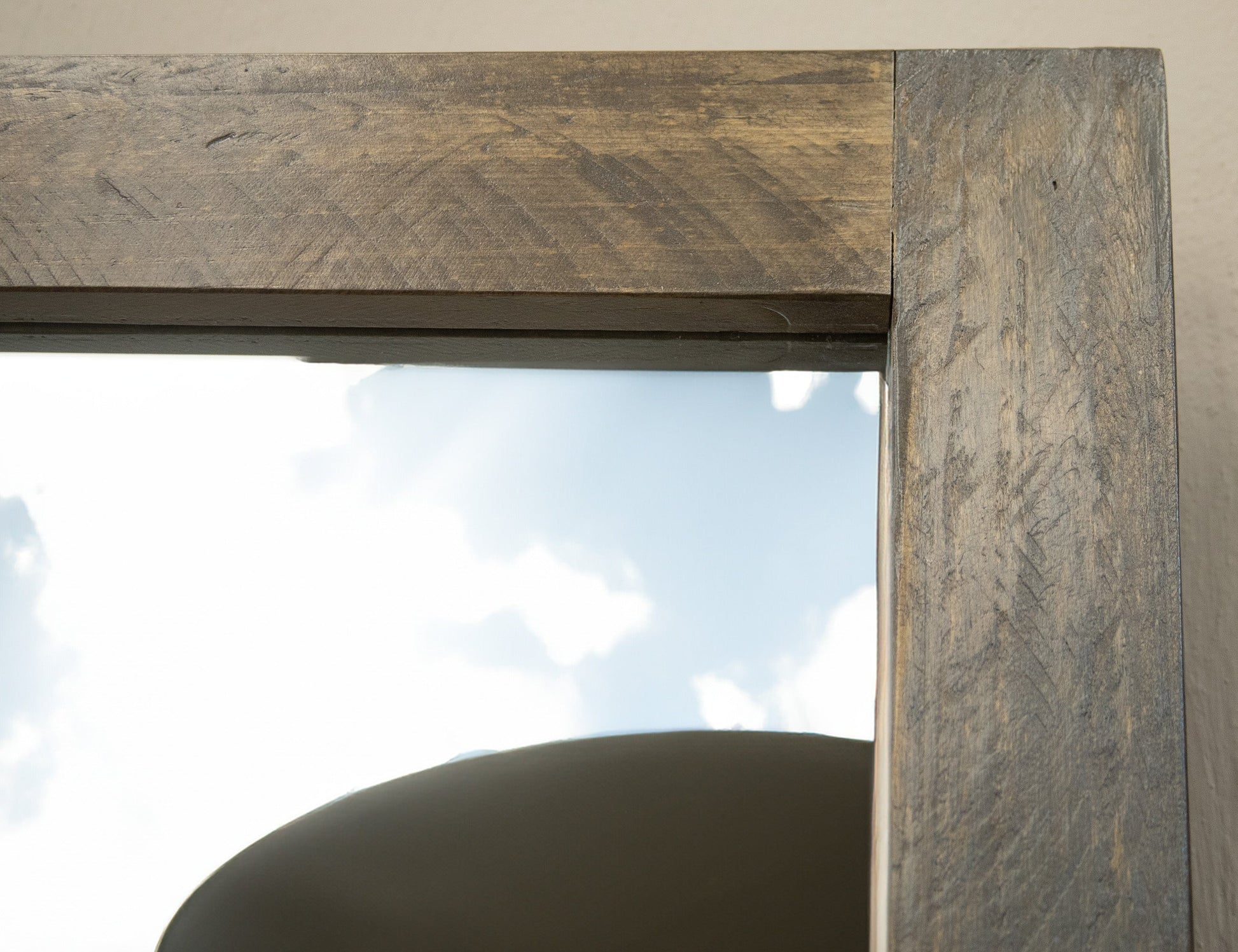 Mirror - Two Tone Gray & Brown