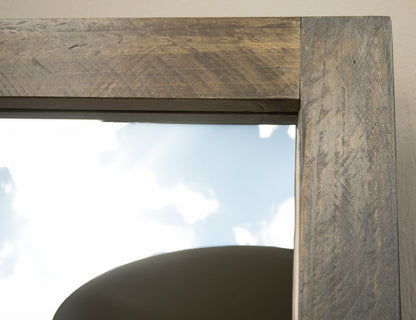 Mirror - Two Tone Gray & Brown