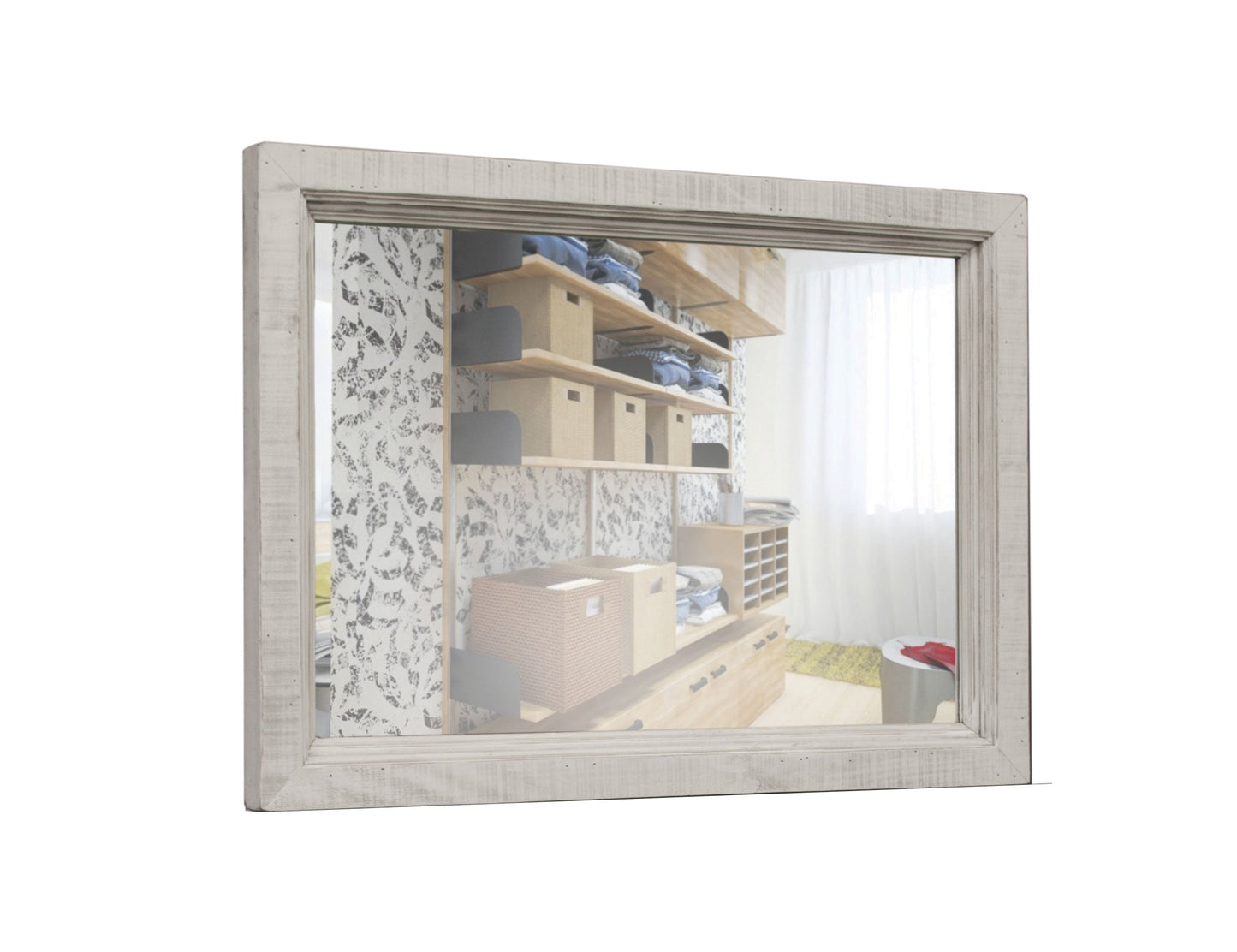 Mirror - Antiqued Ivory