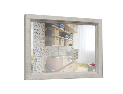 Mirror - Antiqued Ivory