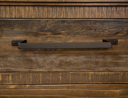 2 Drawer 1 Door 52" TV Stand - Two Tone Gray & Brown