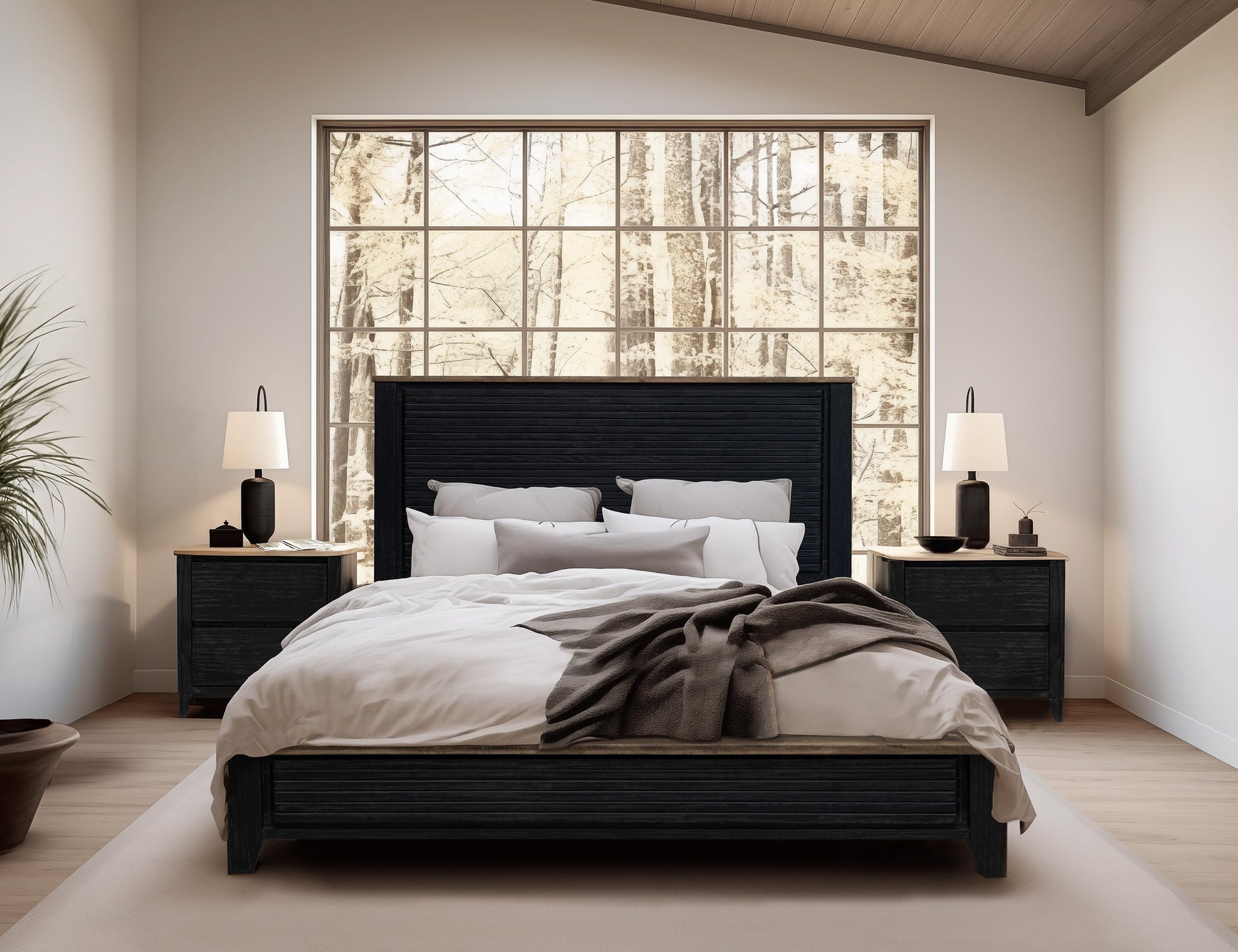 5/0 Platform - Satin Black and Brown