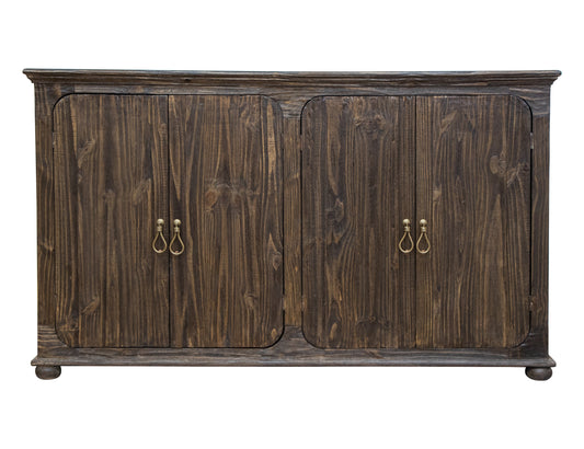 4 Doors Console - Brown