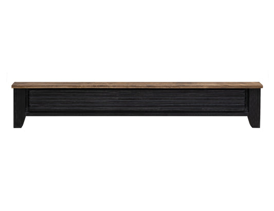 6/6 Platform - Satin Black and Brown