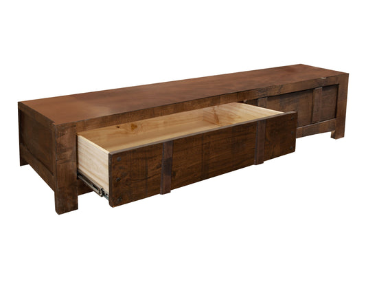 6/6 Storage Footboard - Deep Brown