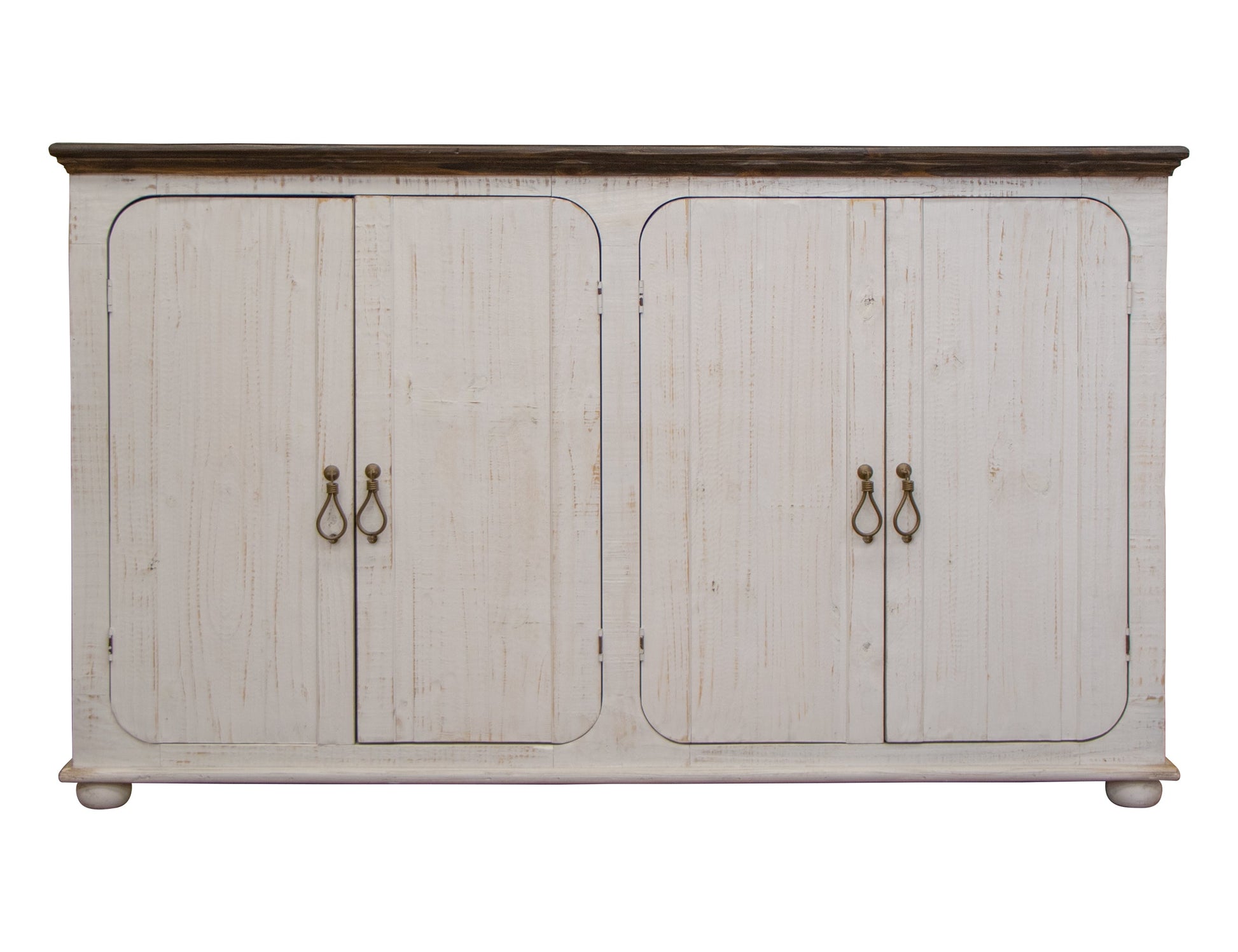 4 Doors Console - White