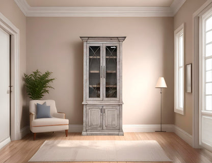 4 Doors Cabinet - Cream White