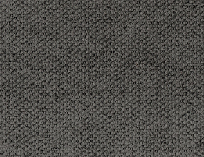 Wooden Frame & Base, Upholstered Square Ottoman - Iron Gray
