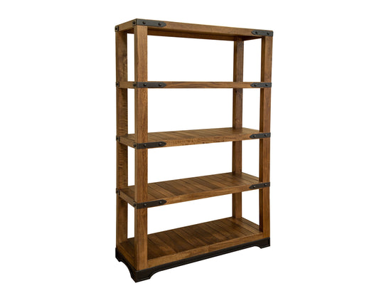 4 Shelves 70" Bookcase - Cinnamon Brown