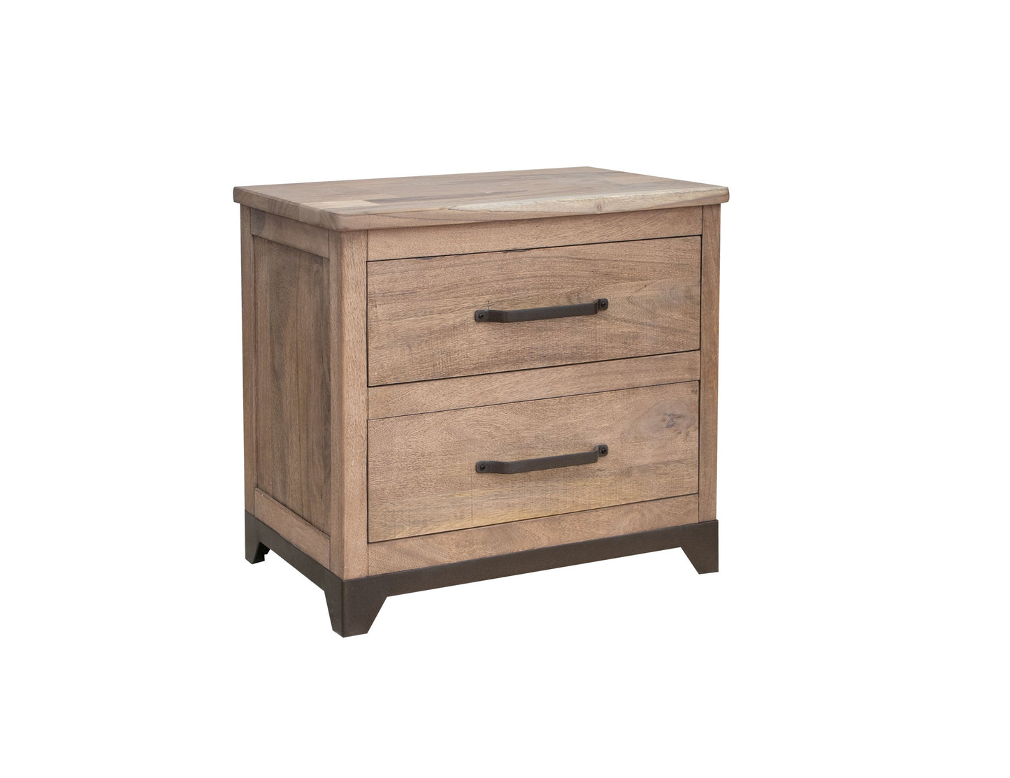 2 Drawer Nightstand - Brown Cappuccino