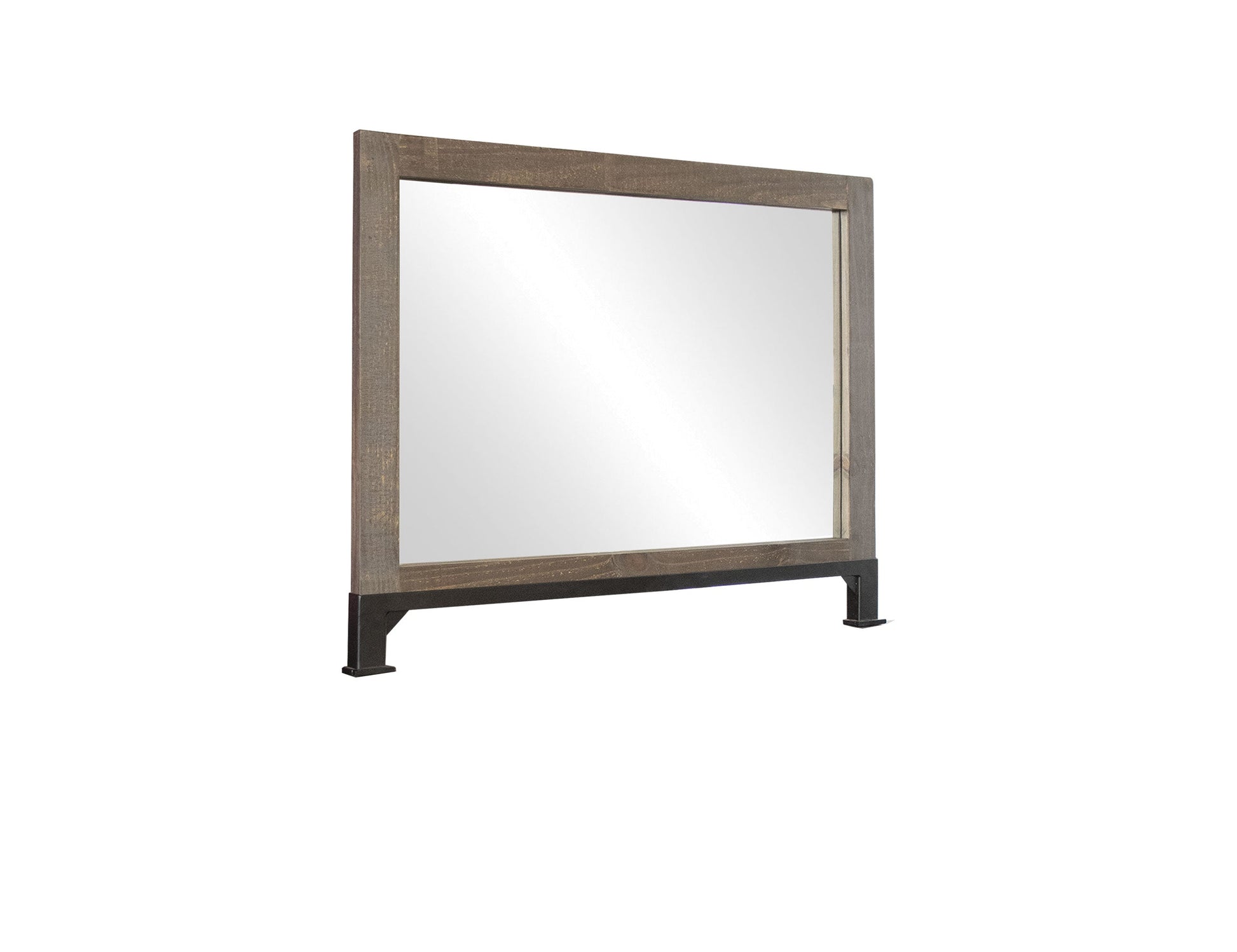 Mirror - Gray & Brown