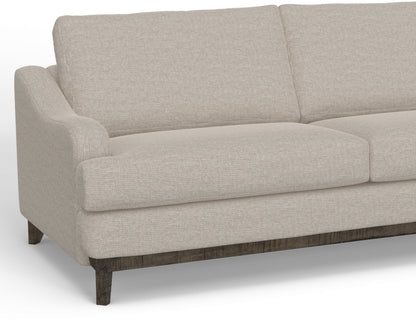 Wooden Frame & Base, Armchair - Agreeable Gray