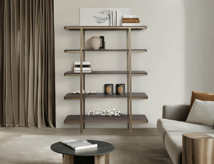 Bookcase - Mahogany Brown
