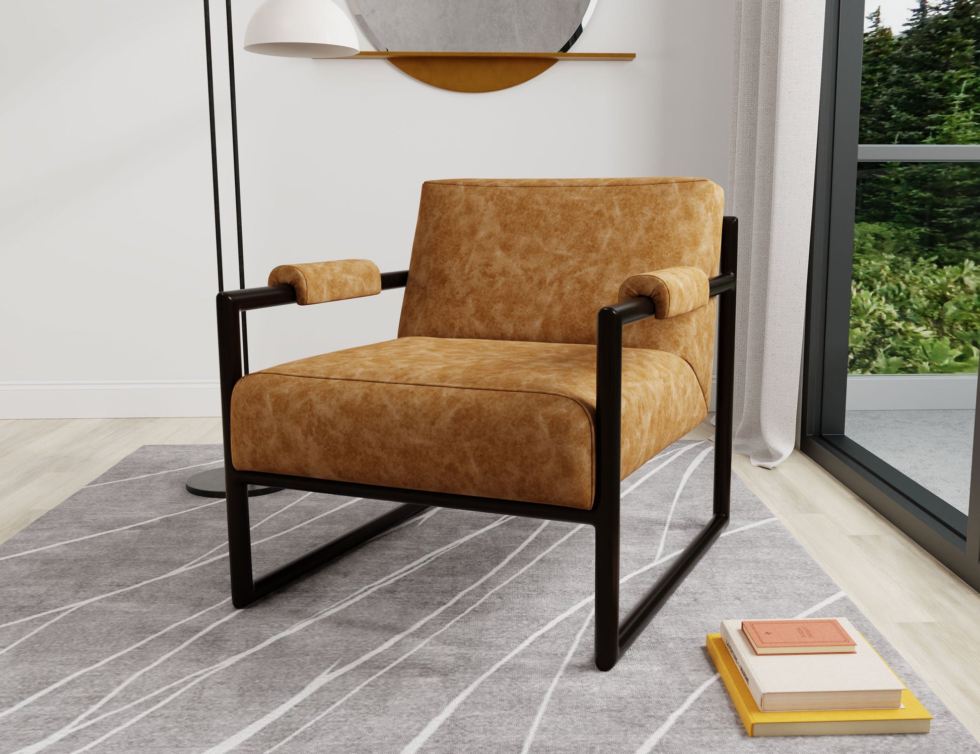 Armchair - Caramel Color
