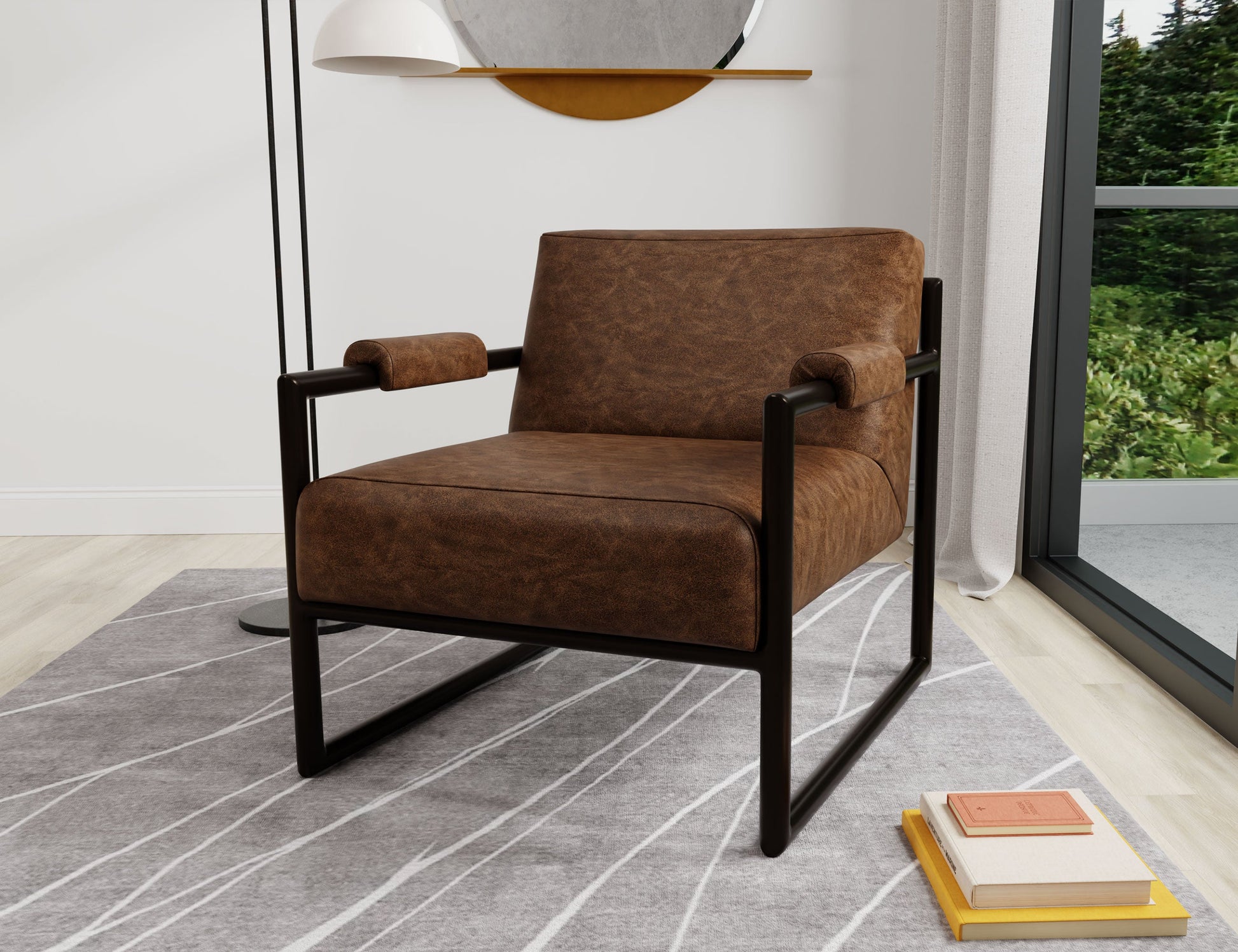 Armchair - Chocolate Brown