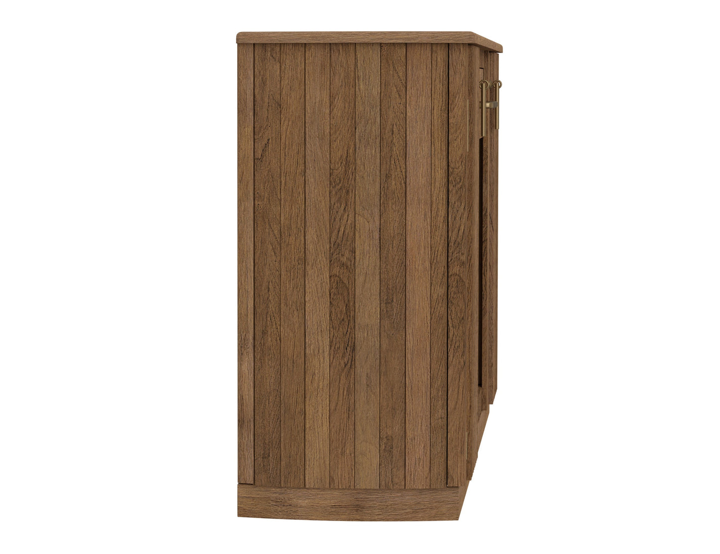 1 Drawer 2 Door TV Stand - Mezquite Brown