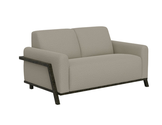 Wooden Frame & Base, Loveseat - Almond Gray