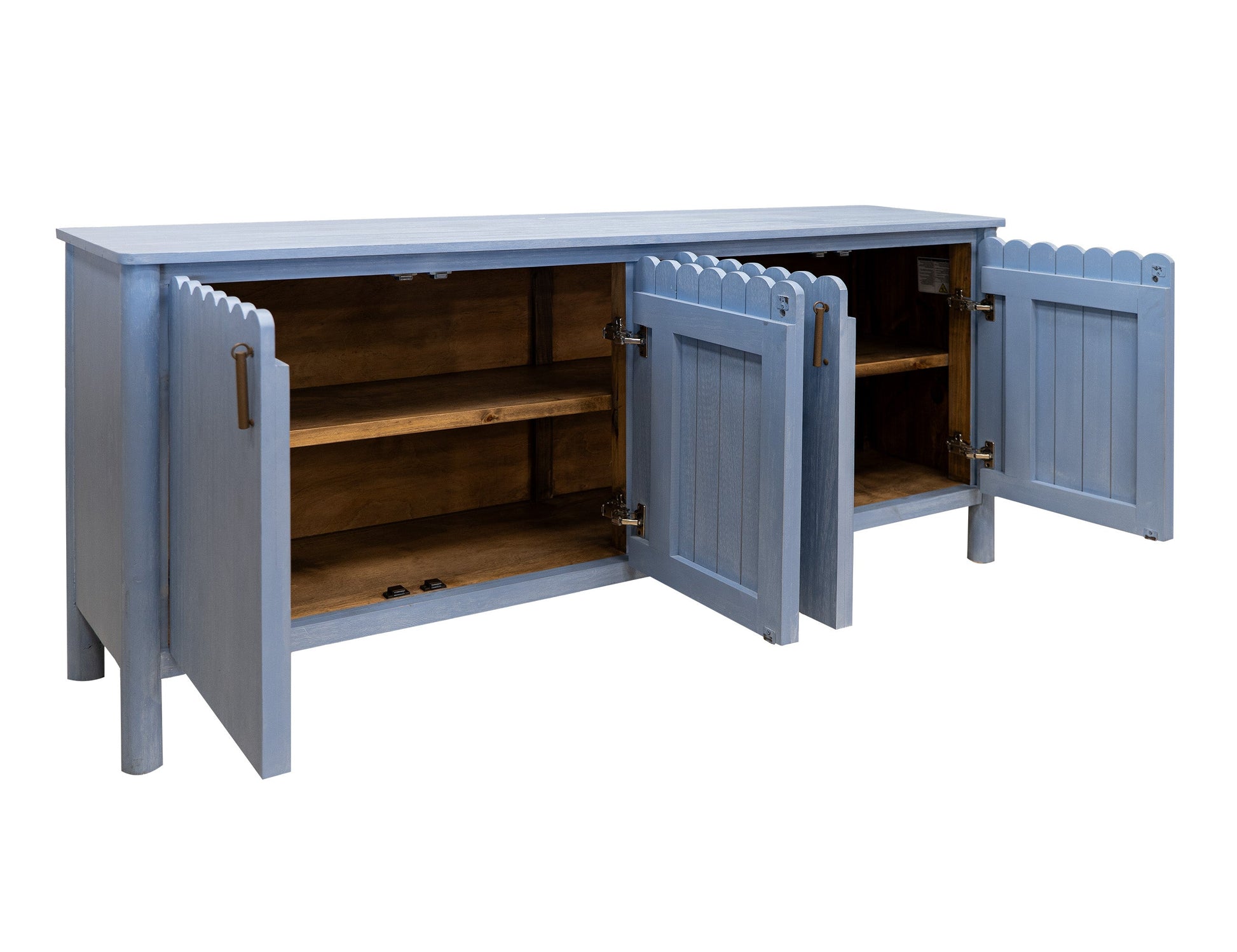 4 Door Console - Denim Blue