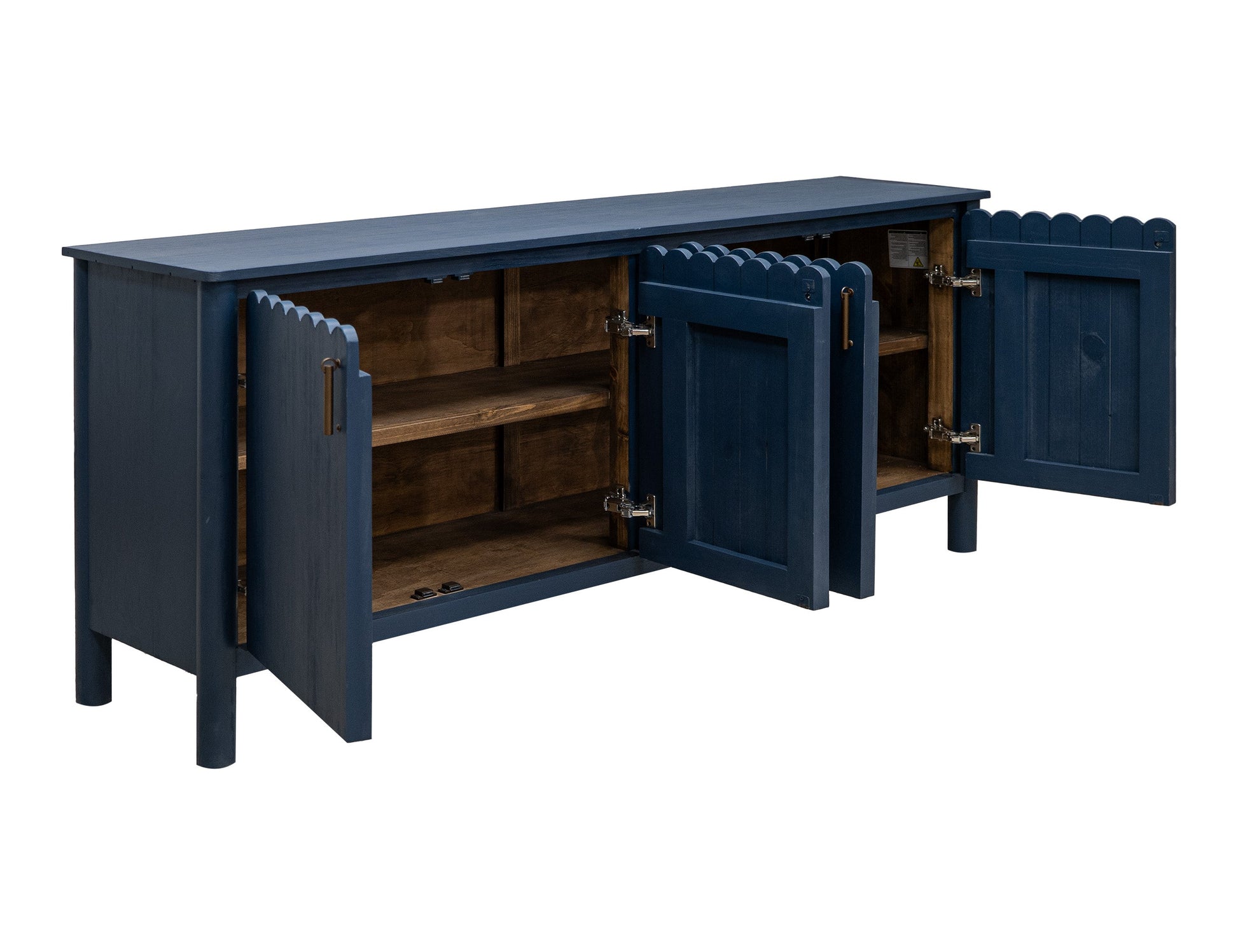 4 Door Console - Indigo Blue