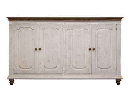 4 Doors Console - White