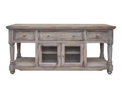 3 Drawer 2 Doors 70" TV Stand - Drift Sand