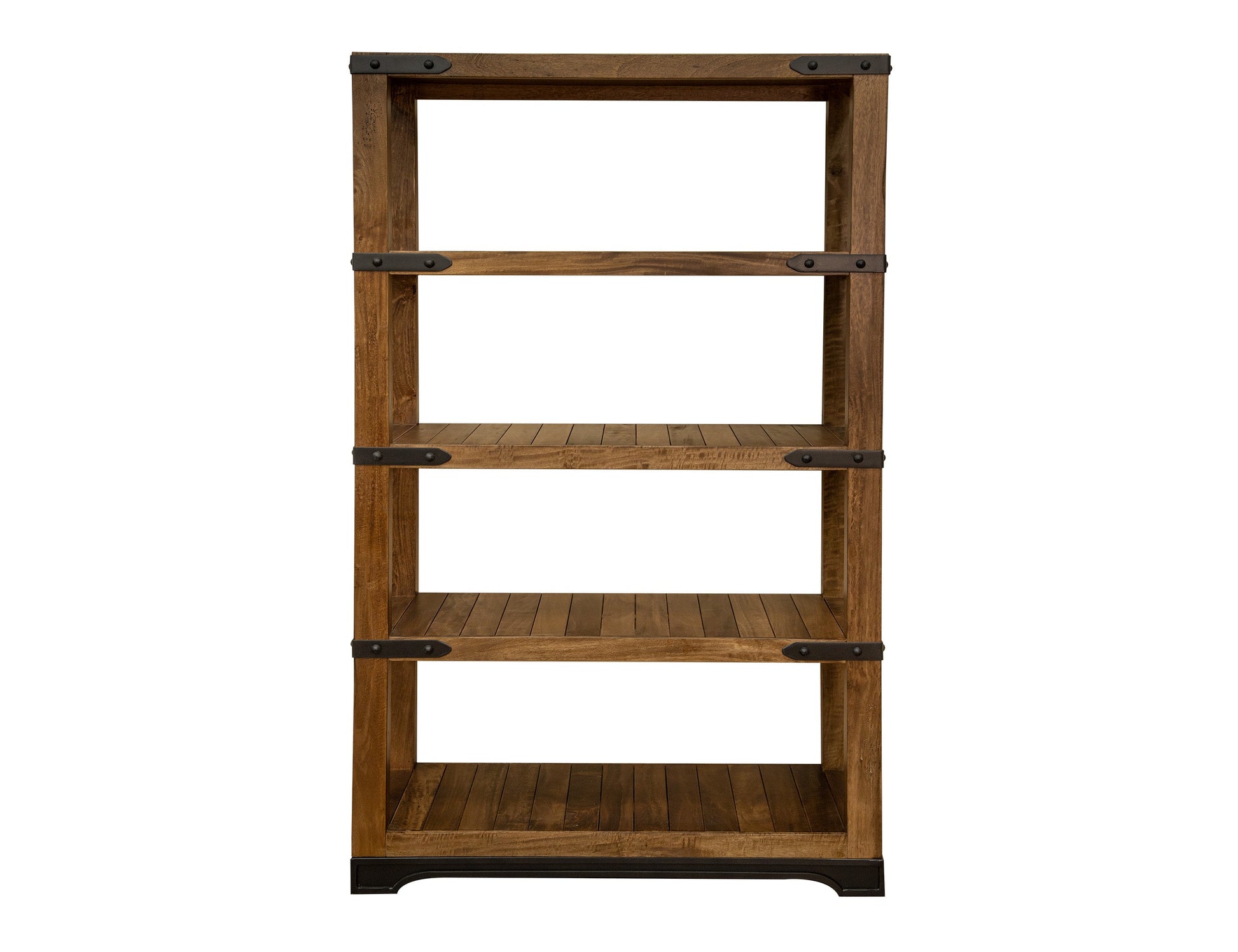 4 Shelves 70" Bookcase - Cinnamon Brown