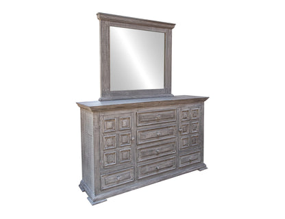 Mirror - Distressed Gray