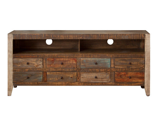 8 Drawer TV-Stand - Multicolor