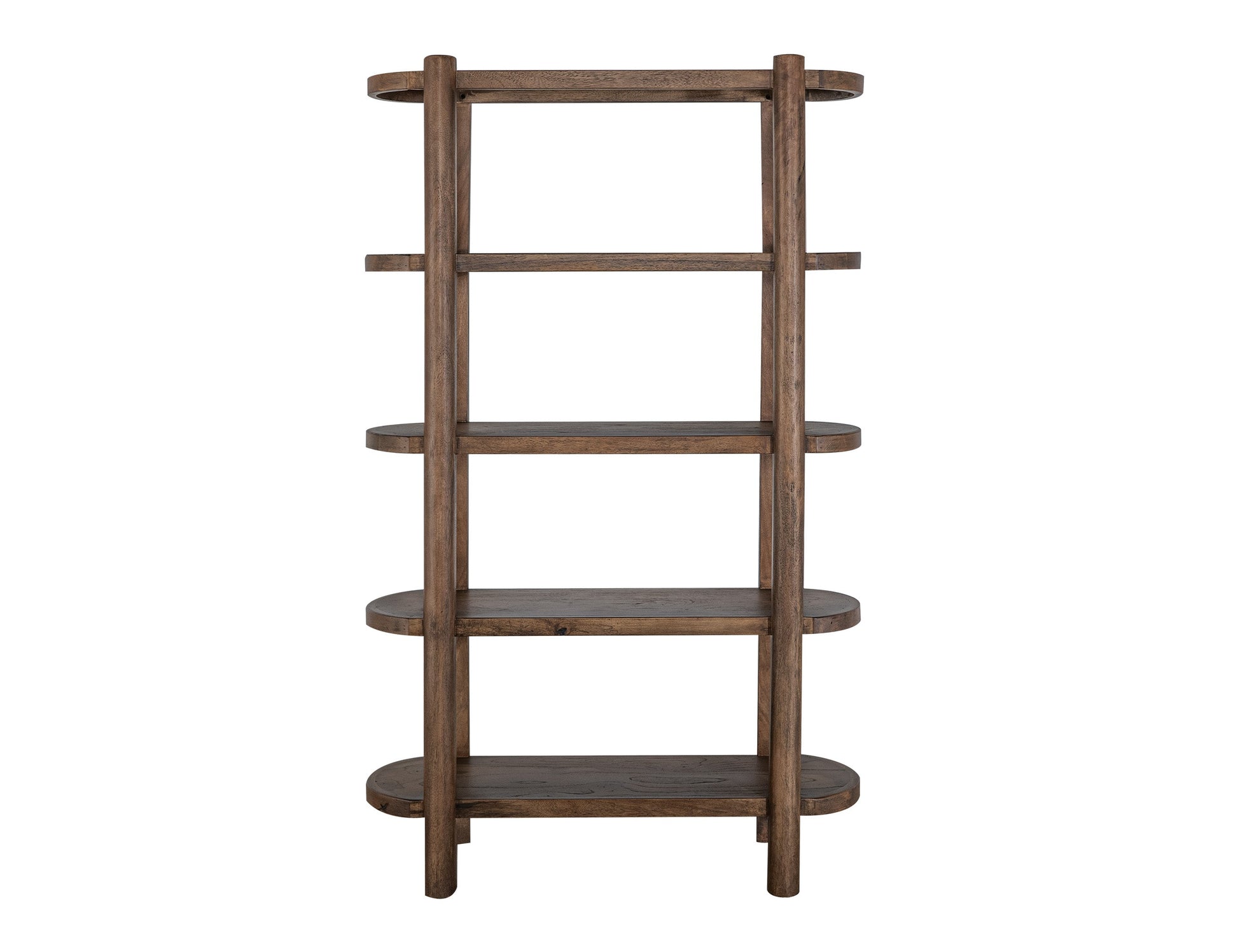 4 Shelves, Bookcase - Almond And Barrel Brown