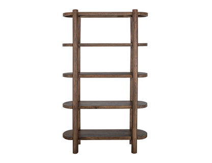 4 Shelves, Bookcase - Almond And Barrel Brown