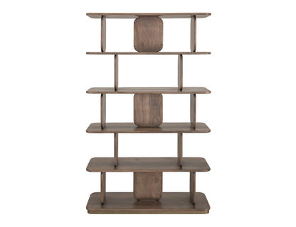 5 Shelves, Bookcase - Mezquite Brown