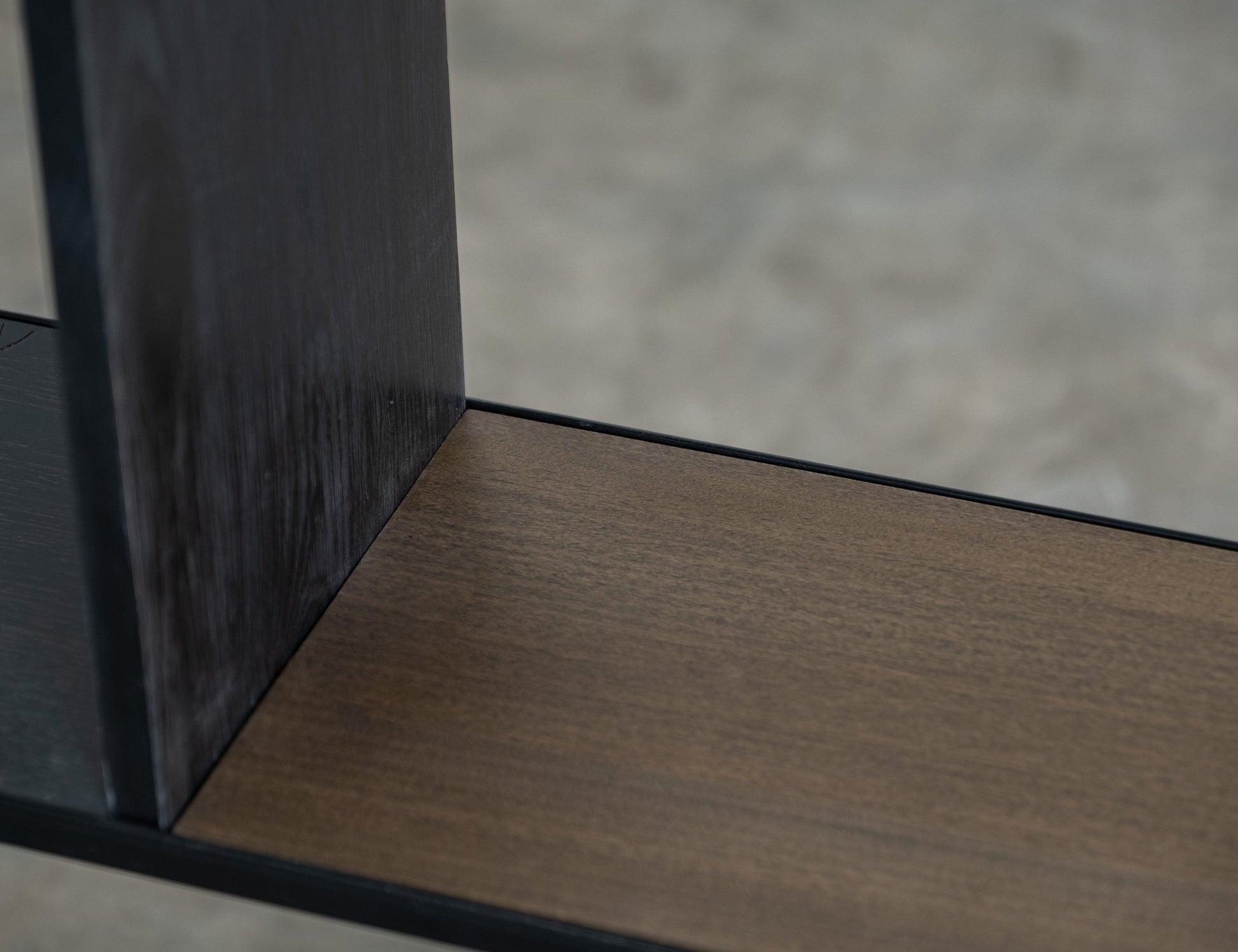 8 Shelves, Bookcase - Satin Black and Brown