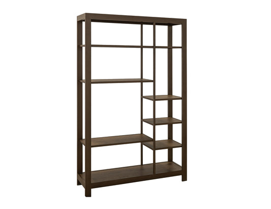 7 Shelves, Bookcase - Warm Brown