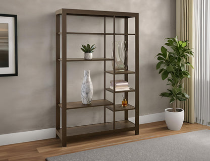 7 Shelves, Bookcase - Warm Brown