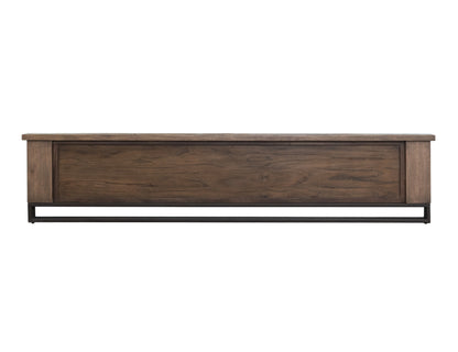 5/0 Platform Queen - Quartersawn Oak & Marooned Brown