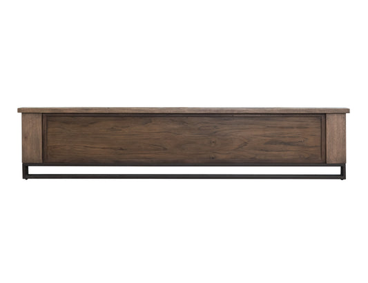 6/6 Eastern King Platform - Quartersawn Oak & Marooned Brown