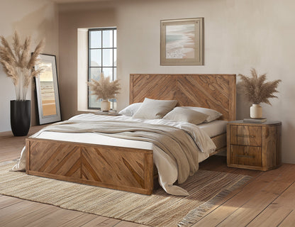 5/0 Platform Queen - Almond And Barrel Brown