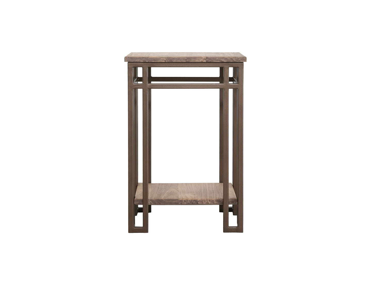 Iron base, Chairside Table - Camel