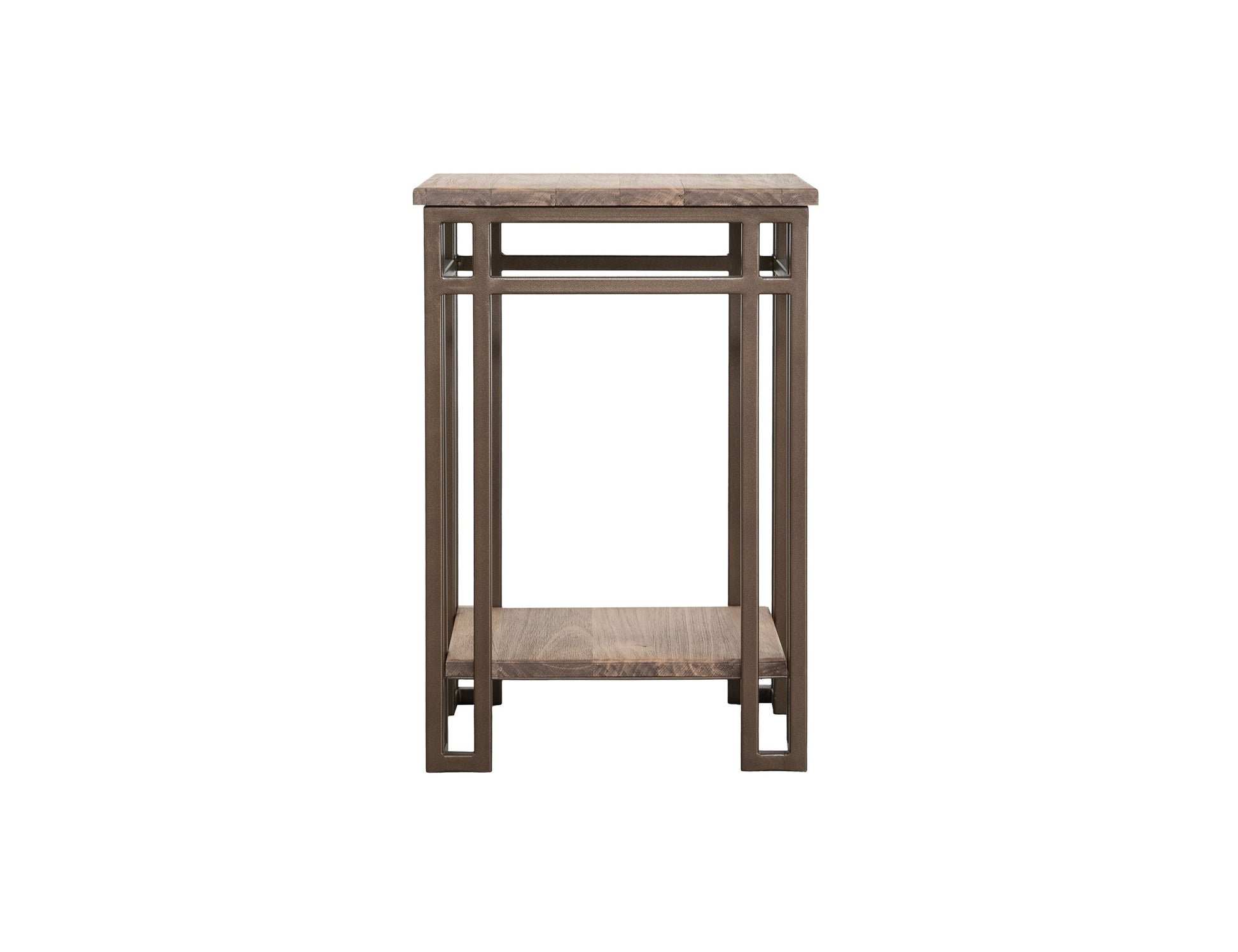 Iron base, Chairside Table - Camel