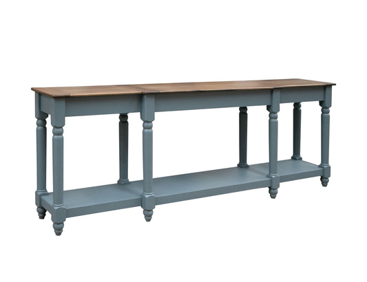 1 Shelf, Sofa table 94" - Turquoise