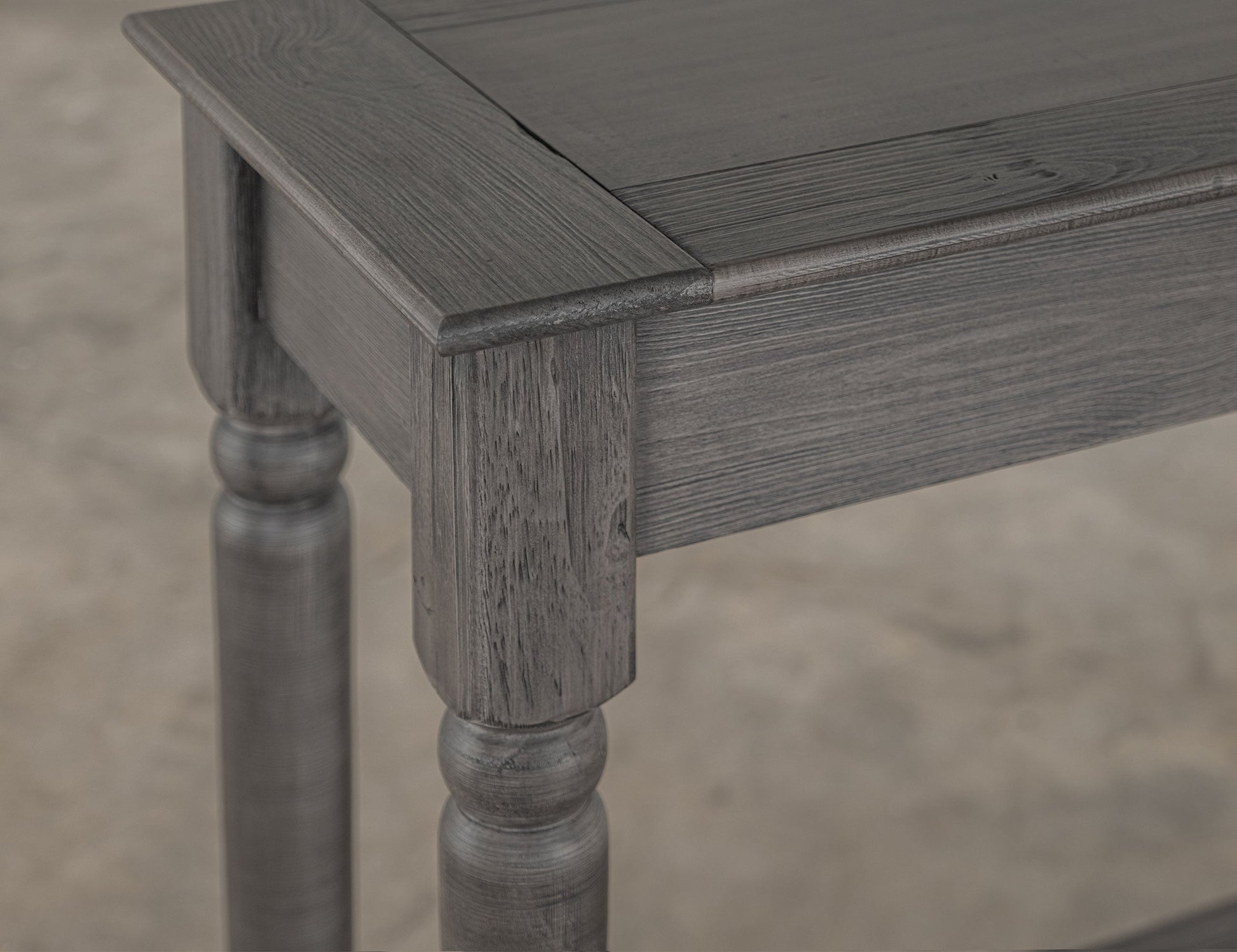 1 Shelf, Sofa Table - Charcoal Black