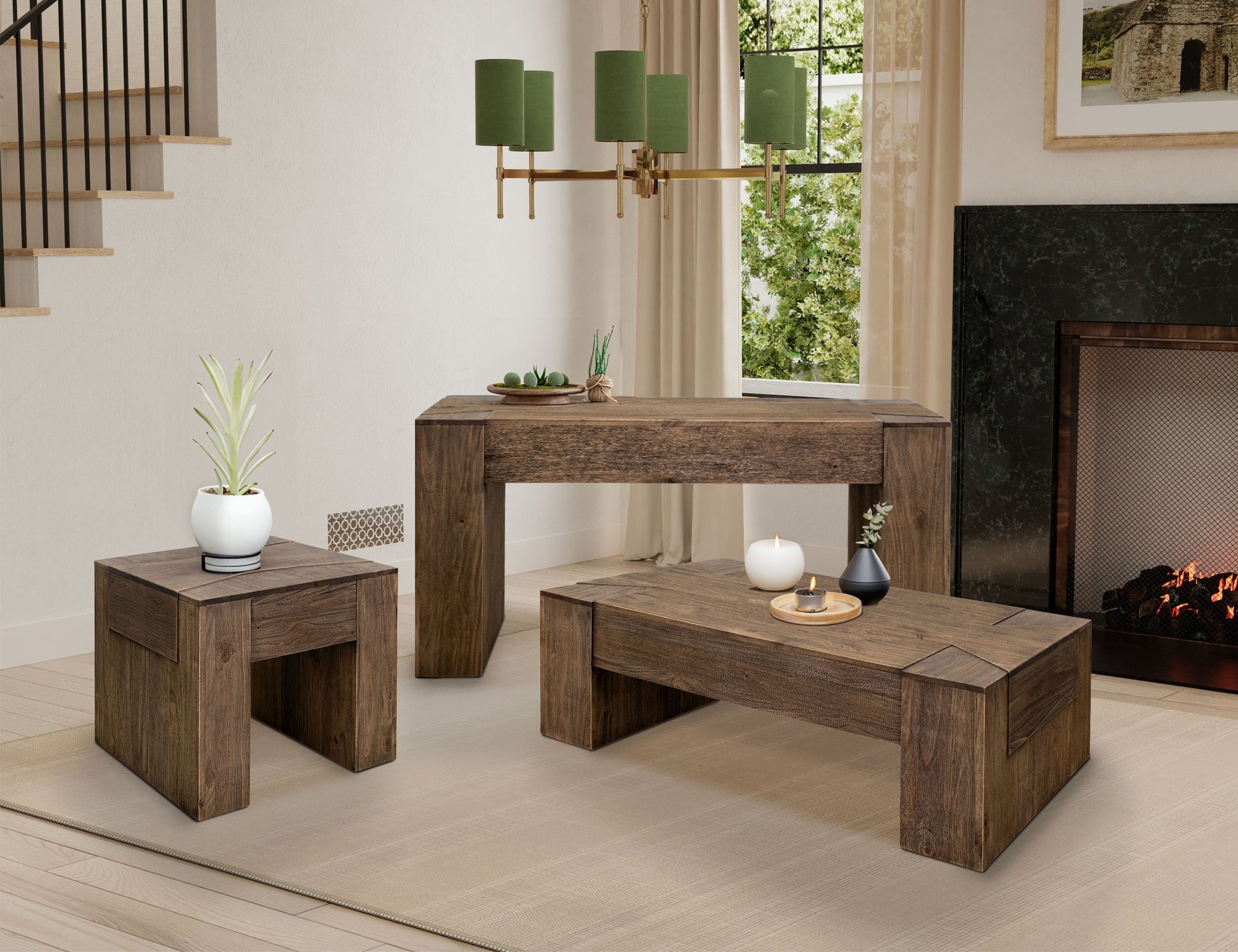 End Table - Tawny Brown