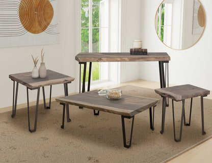 Chairside Table - Brown Cappuccino